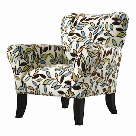 Curved Leg Accent Chair